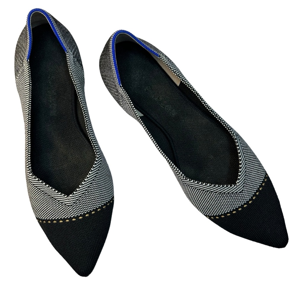 Rothy's Black and Gray Flats